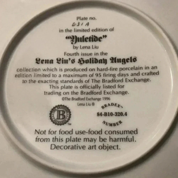 Yuletide collector plate home decor‎ - Picture 5 of 5